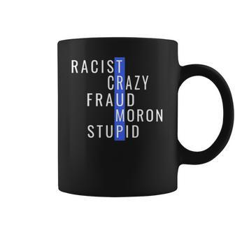 Racist Crazy Fraud Moron Stupid Trump Coffee Mug | Favorety UK