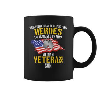 Raised By My Hero Proud Vietnam Veterans Son Coffee Mug | Favorety DE