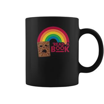 Read A Book Necronomicon Rainbow Funny Horror Graphic Coffee Mug | Favorety CA