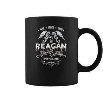 Reagan Blood Runs Through My Veins - Tshirt For Reagan Coffee Mug | Favorety DE
