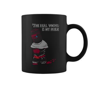 The Real Wound Is My Pride Funny Comedy Satire Black Knight Coffee Mug | Favorety CA