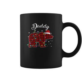 Red Plaid Daddy Bear Matching Buffalo Pajama Coffee Mug | Favorety AU