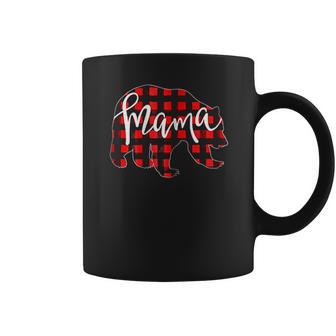 Red Plaid Mama Bear Buffalo Mom Coffee Mug | Favorety UK