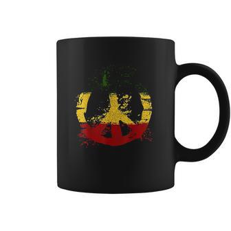 Reggae Music Peace Sign Rastafari Rasta Gift Coffee Mug | Favorety AU