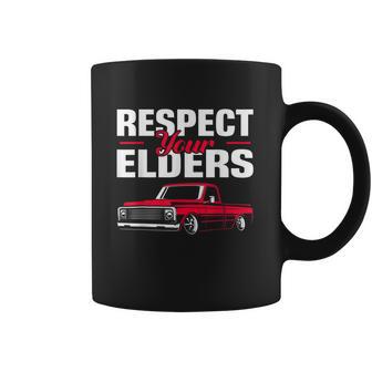 Respect Your Elders Classic Lowrider C10 Vintage Truck Coffee Mug | Favorety