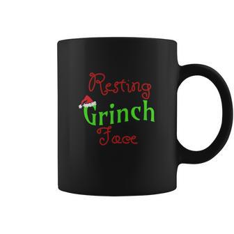 Resting Grinch Face Grinch Stole Christmas Coffee Mug | Favorety UK