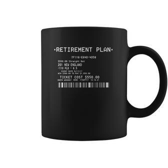 Retirement Plan Sportsbook Betting Ticket Coffee Mug | Favorety CA