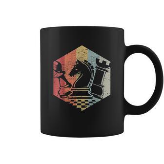 Retro Bishop Horse Rook Funny Chess Gift Idea Coffee Mug | Favorety