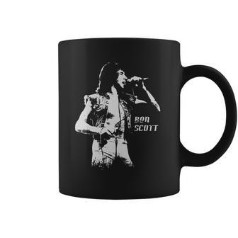 Retro Graphic Bon Scott Art Coffee Mug | Favorety