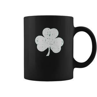 Retro Heather Green Distressed Shamrock Coffee Mug | Favorety UK