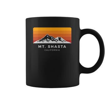 Retro Mount Shasta California Sunset Shirt Coffee Mug | Favorety AU