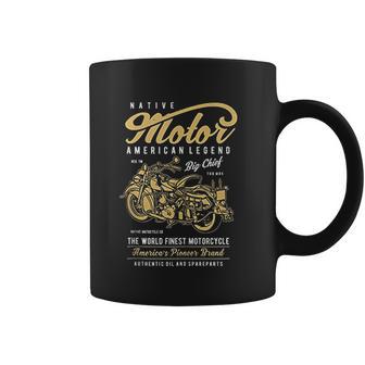 Retro Vintage American Motorcycle Indian For Old Biker Gifts Coffee Mug | Favorety UK