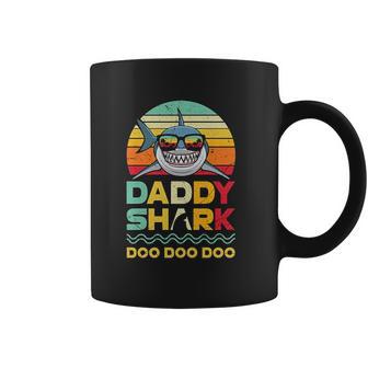 Retro Vintage Daddy Shark Doo Doo Coffee Mug | Favorety CA