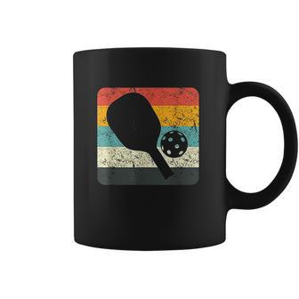 Retro Vintage Pickleball Silhouette Pickleball Gifts Coffee Mug | Favorety CA