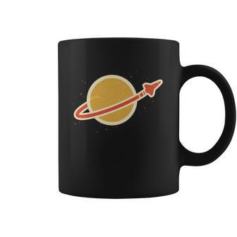 Retro Vintage Planet Space Shuttle Logo Coffee Mug | Favorety CA