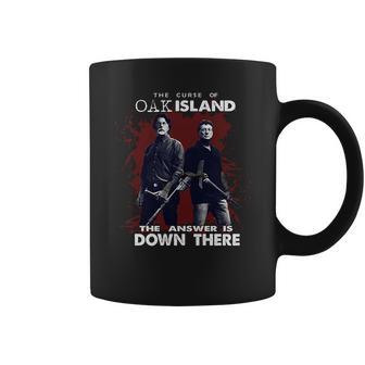 Rick Lagina Robert Clotworthy The Curse Of Oak Island Answer Is Down There Shirt Coffee Mug | Favorety CA