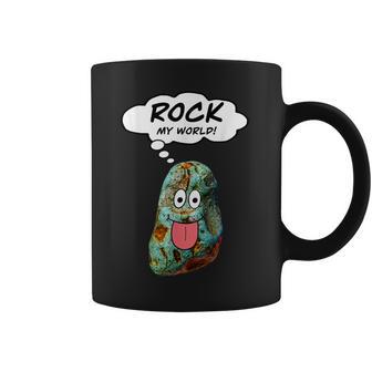 Rock My World Funny Geology Rockhound Rockhounding Coffee Mug | Favorety CA