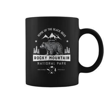 Rocky Mountain National Park Vintage Colorado Bear Retro Coffee Mug | Favorety UK