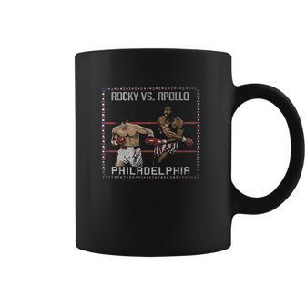 Rocky Vs Apollo Creed In Ring Painting Coffee Mug | Favorety DE