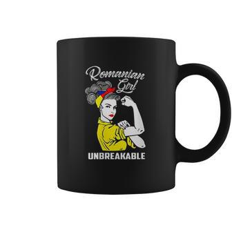 Romanian Girl Unbreakable Heritage Romania Flag Gift Coffee Mug | Favorety CA