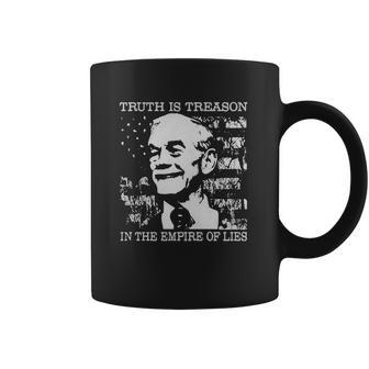 Ron Paul Truth Is Treason In The Empire Of Lies American Flag Coffee Mug | Favorety