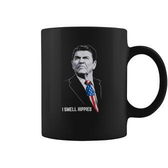 Ronald Reagan I Smell Hippies Shirt Coffee Mug | Favorety DE