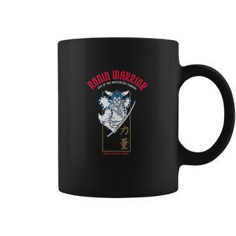 Ronin Warrior Masterless Samurai Kabuki And Kanji Fighter Coffee Mug | Favorety