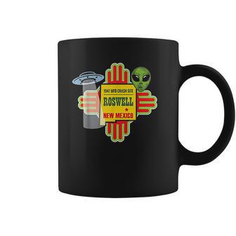 Roswell Nm New Mexico Ufo Alien Crash Site 1947 Zia Coffee Mug | Favorety UK