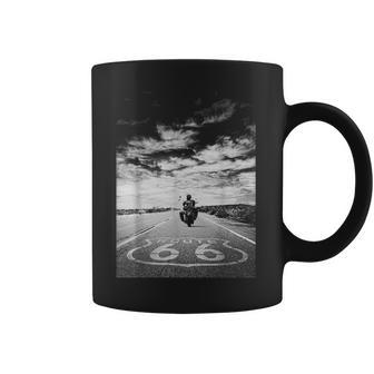 Route 66 Biker On The Road Coffee Mug | Favorety DE