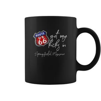 Route 66 Got My Kicks In Springfield Missouri Souvenir Coffee Mug | Favorety