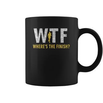 Running Girl Wtf Wheres The Finish Coffee Mug | Favorety CA