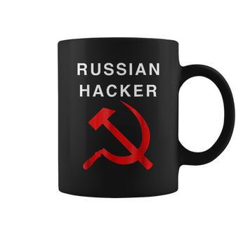 Russian Hacker Hammer And Sickle Funny Coffee Mug | Favorety CA