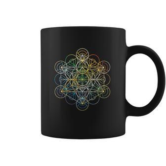 Sacred Geometry Chakra Colors Coffee Mug | Favorety AU