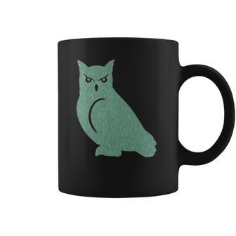 Sage Green Owl Silhouette Artwork Coffee Mug | Favorety AU