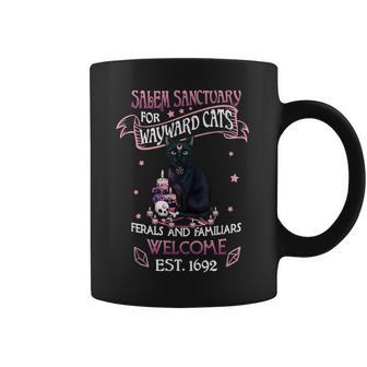 Salem Sanctuary For Wayward Cats Feral And Familiar Coffee Mug | Favorety AU