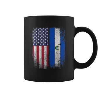 Salvadoran American Flag Coffee Mug | Favorety CA