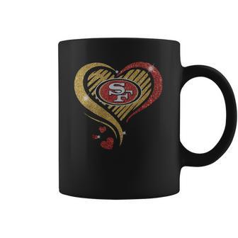 San Francisco 49Er Heart Diamond Shirt Coffee Mug | Favorety AU