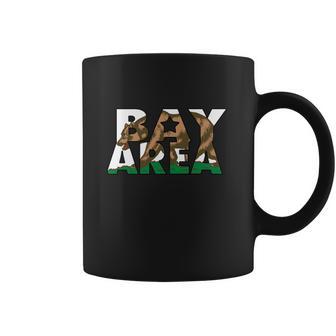 San Francisco Bay Area California Flag Bear Coffee Mug | Favorety CA