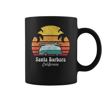 Santa Barbara Souvenir Retro California Men Women Coffee Mug | Favorety UK