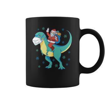 Santa Dinosaur Pandemic Coffee Mug | Favorety UK