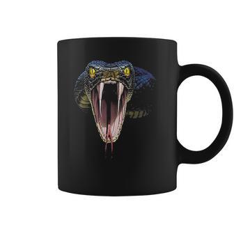 Scary Black Mamba Snake Halloween Coffee Mug | Favorety AU