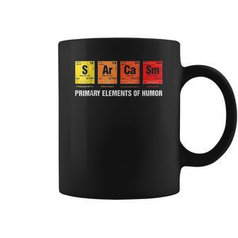 Science Sarcasm S Ar Ca Sm Primary Elements Of Humor Coffee Mug | Favorety