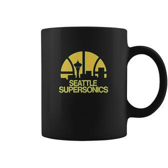 Seattle Supersonics Basketball Print Coffee Mug | Favorety