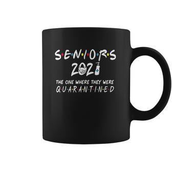 Seniors 2021 The One Where They Were Social Distancing Coffee Mug | Favorety CA