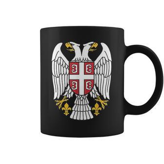 Serbian Eagle Srpski Grb Emblem Serbia Double-Headed Eagle Coffee Mug | Favorety CA