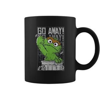 Sesame Street Oscar The Grouch Go Away Coffee Mug | Favorety