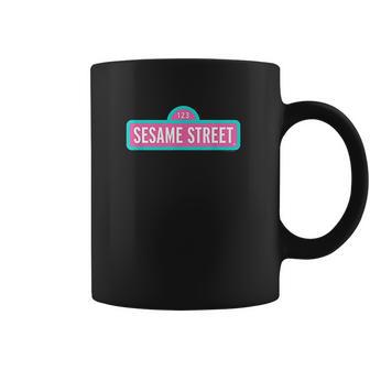 Sesame Street Pink Logo Coffee Mug | Favorety UK