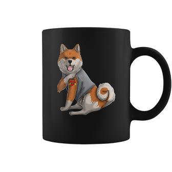 Shiba Inu I Love Mom Tattoo Dog Coffee Mug | Favorety DE