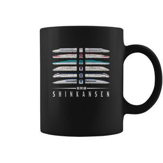 Shinkansen Bullet Train Six Pack Series Japanese Kanji Japan Coffee Mug | Favorety UK