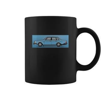 Shirt Volvo Brick 244 240 Sedan Brick Blue Coffee Mug | Favorety AU